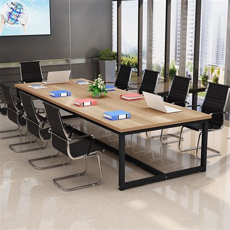 Conference table long table simple modern office long table conference ...