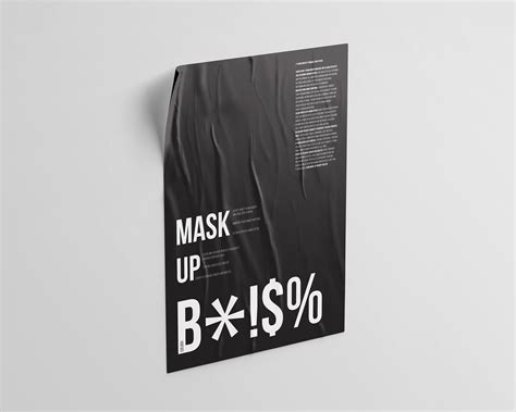 MASK UP typographic poster series on Behance