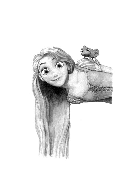 How To Draw Rapunzel From Tangled Full Body