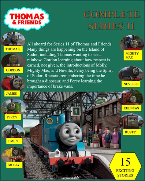 Thomas Complete Series 11 Volume 1 Back Cover by ArthurEngine on DeviantArt