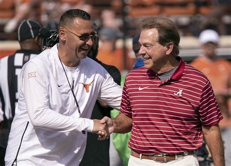 Nick Saban seems happiest at this moment before Alabama football games ...