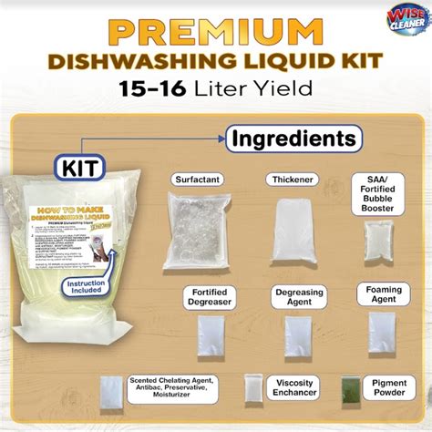 Premium Dishwashing Liquid Kit - Wise Cleaner