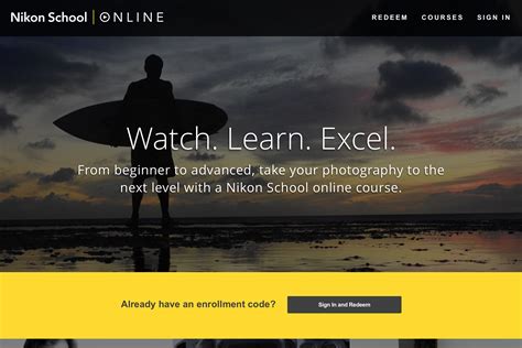 Back to school: Nikon launches online photography courses