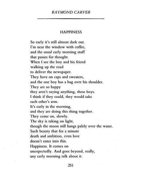 Raymond Carver | Raymond carver, Kids poems, Poetry magazine