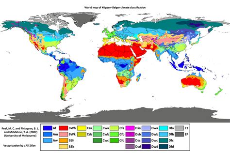 Koppen Climate World Map [3000x2000] : MapPorn