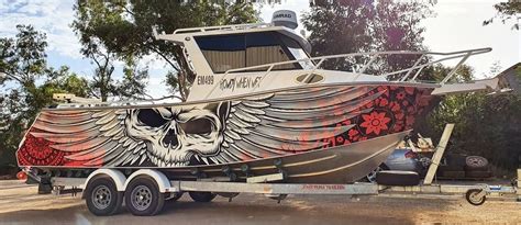 Fishing Boat Wraps and Signage - Custom Design and Installation Services