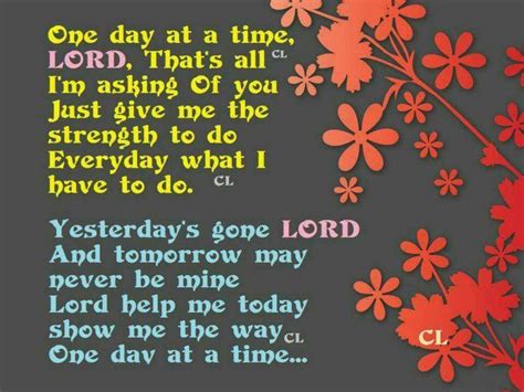 One day at a time, Sweet Jesus | Jesus lyrics, Christian help, Lord help me