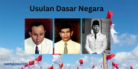 Usulan Dasar Negara Muh Yamin, Soepomo, Soekarno, dan Pada Sidang BPUPKI