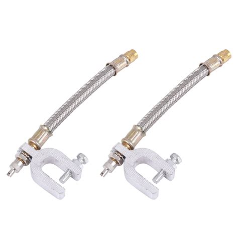 6.5'' Stainless Steel Dual Tire Valve Stem Extension Adaptor Universal ...