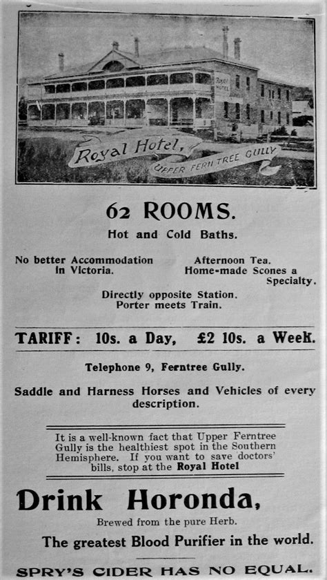 The History of the Royal Hotel | Ferntree Gully News