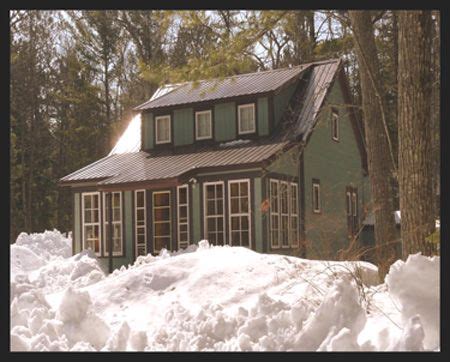 Hoeft State Park Lodge in Winter | Park lodge, Modern lodge, Michigan ...