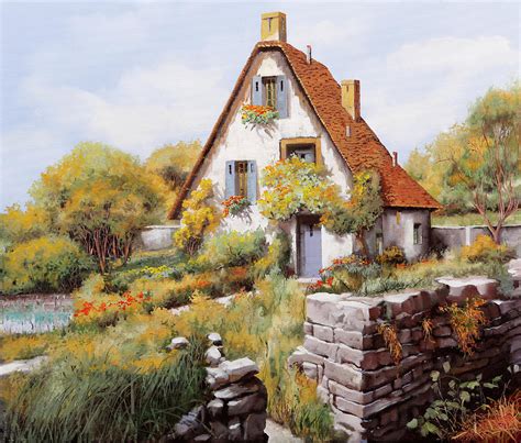 14+ Paintings Of Cottages