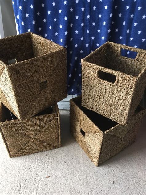 Ikea Kallax Expedit Wicker Storage Baskets Boxes | in Perth, Perth and ...