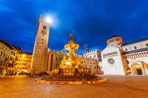 Duomo Di Trento Cathedral, Italy Stock Image - Image of palace, city ...