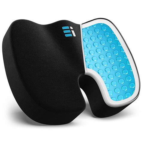 Gel Enhanced Memory Foam Orthopedic Seat Cushion: Lower Back Support ...