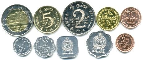 COINS &CURRENCIES: srilankan coin set