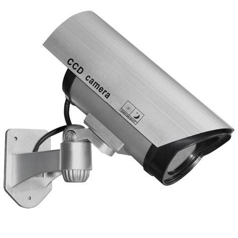 Dummy Bullet CCTV Camera with Bracket and Cable Battery Powered Indoor ...