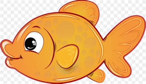 Fish Cartoon, PNG, 1287x750px, Fish, Cartoon, Goldfish, Orange Download ...