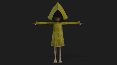 ArtStation - Little Nightmares (Six Character) | Game Assets