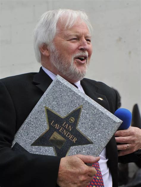 Ian Lavender receives his star on the Broad Street Walk of Stars ...