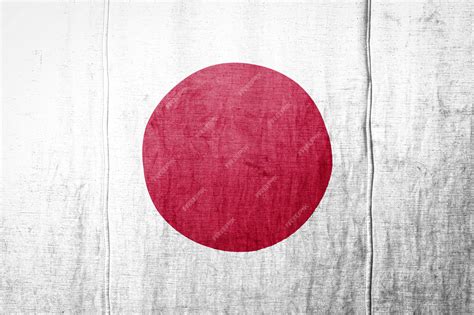 Premium Photo | Flag on fabric texture background.