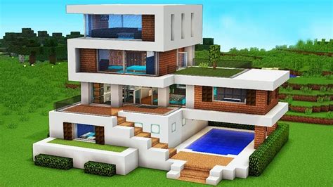 Modern House Minecraft FULL GUIDE AND TUTORIAL | by KINGSVENTURES | Medium