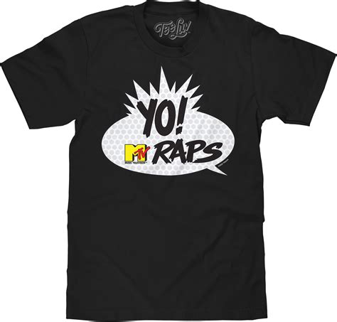 Yo! MTV Raps T-Shirt - Black – Tee Luv