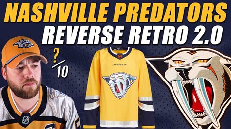 Nashville Predators Adidas Reverse Retro 2.0 Jersey Review - YouTube