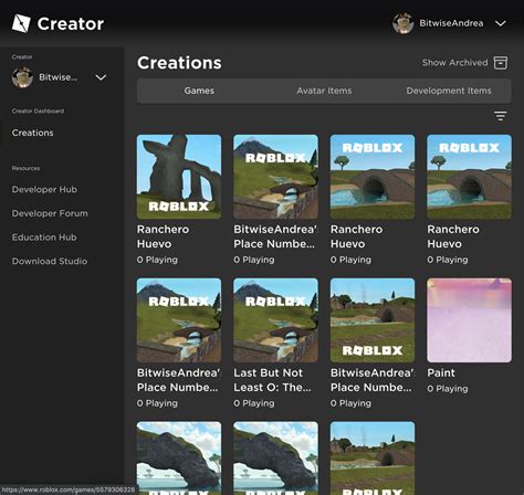 Creations Page Public Beta 🤭 - Announcements - Developer Forum | Roblox