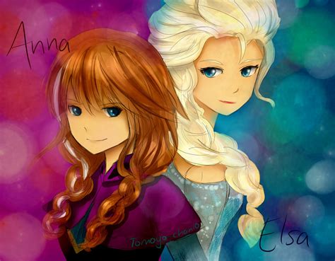 Anna and Elsa - Elsa and Anna Fan Art (36866812) - Fanpop