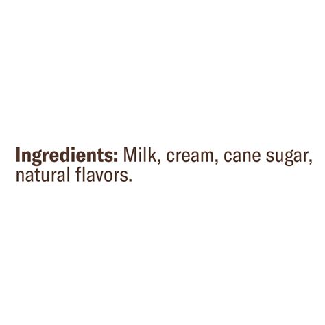 Chobani Coffee Creamer, Caramel Macchiato-Ingredients