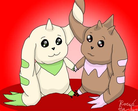 Terriermon and Lopmon by RoccoBertucci on deviantART