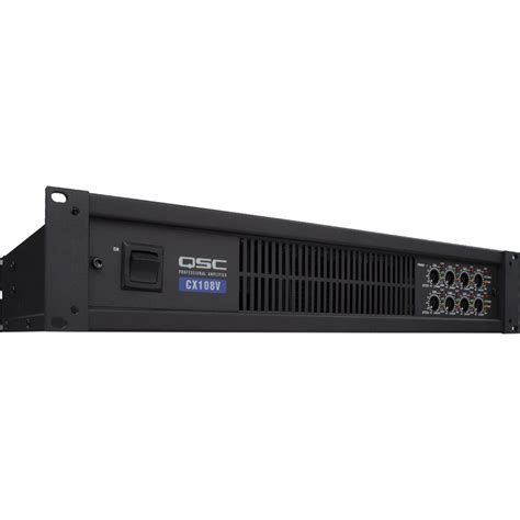 QSC CX108V 8-Channel Power Amplifier (100W, 70V) CX108V B&H