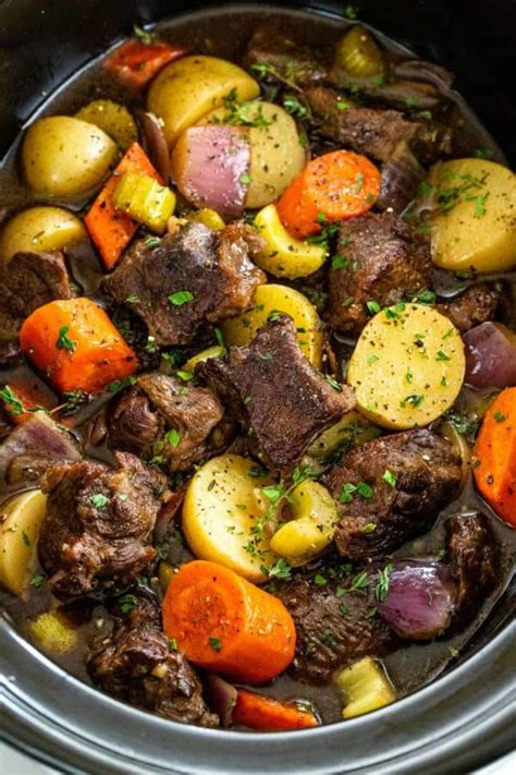 Easy Slow Cooker Beef Stew - Jessica Gavin