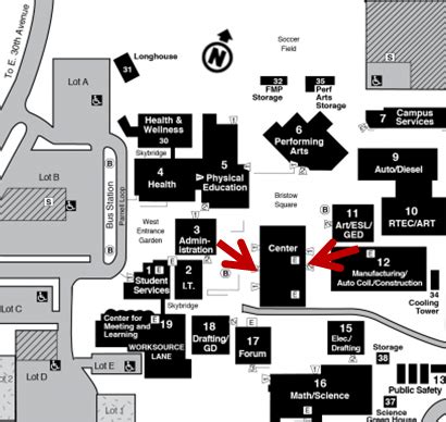 Lane College Campus Map