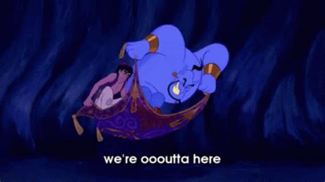 Aladdin Were Outta Here GIF - Aladdin Were Outta Here Leaving ...