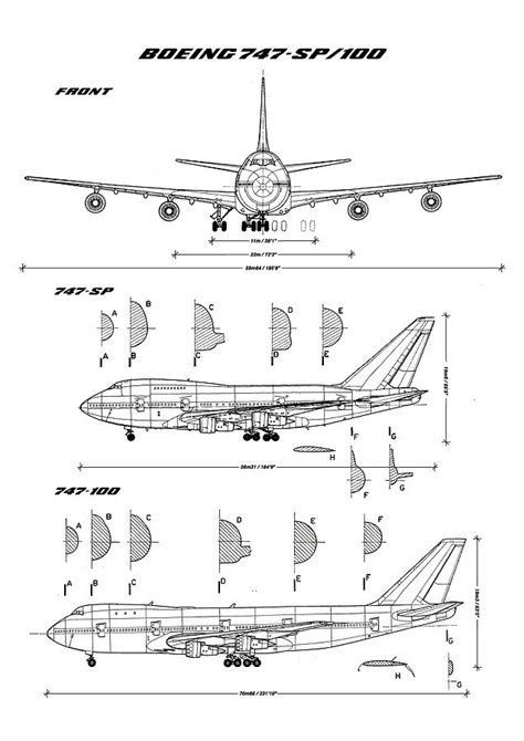 Boeing 747 Blueprint