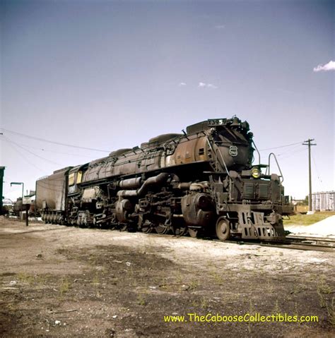 Union Pacific Railroad Challenger Engine 3965 in Laramie Wyoming 1957 ...