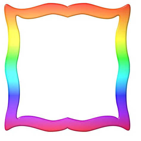 Rainbow Frame Clip Art