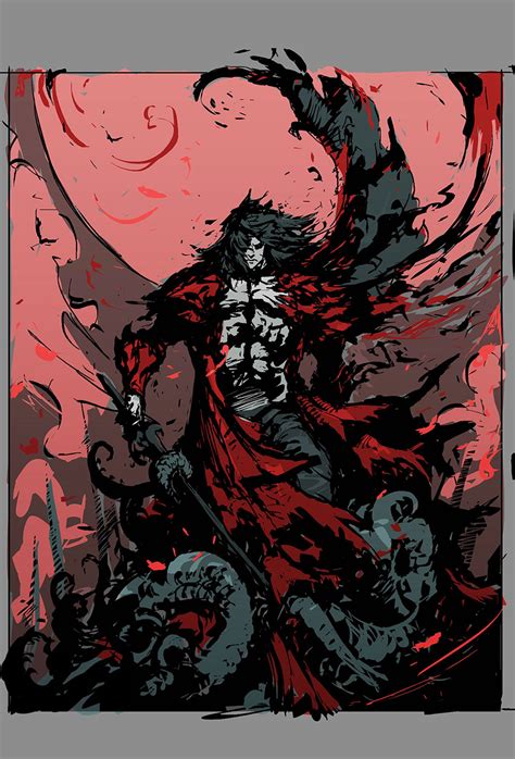 Dracula Poster Concept Art - Castlevania: Lords of Shadow 2 Art Gallery