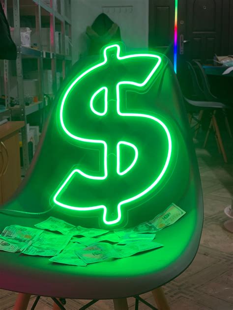 Dollar Neon Sign for Bedroom Led Neon Sign Neon Wall Sign | Etsy