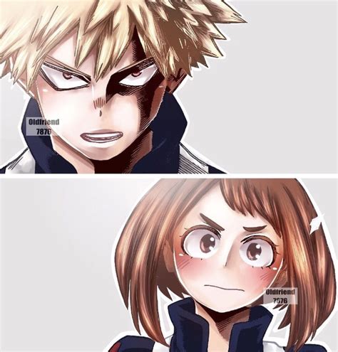 Katsuki Bakugou vs Uraraka Ochako || Boku no Hero Academia | My hero ...