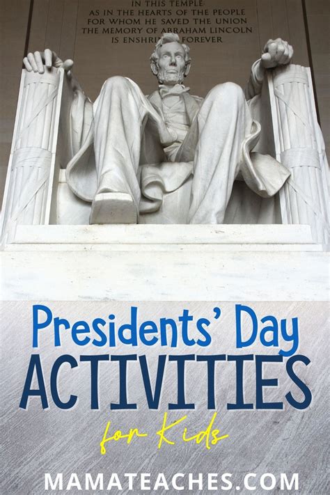 10 Presidents' Day Activities - Mama Teaches