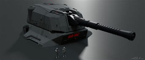 ArtStation - Eadu Imperial Turbo-Laser Turret, Stephen Zavala | Star ...