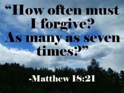 Matthew 18:21 | Matthews, Gospel, Forgiveness