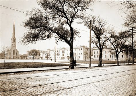 The Citadel, Marion Square, Charleston Drawing by Litz Collection