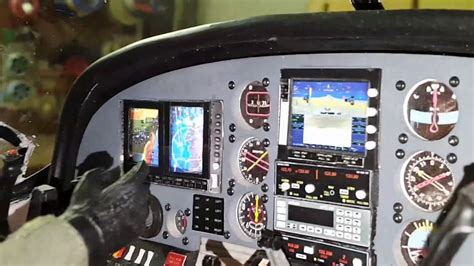 Cessna 337 lighted cockpit instruments - YouTube