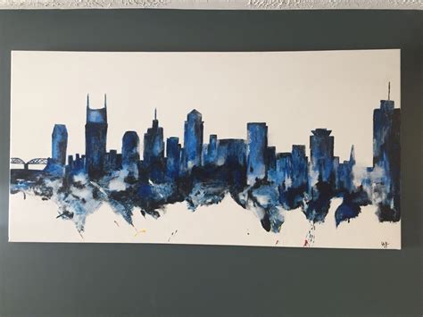 Nashville Skyline Painting by Lay