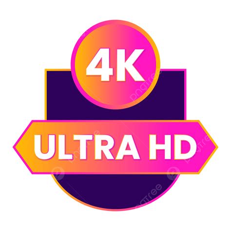 Full Hd 4k Ultra Hd Logo PNG, Vector, PSD, and Clipart With Transparent ...