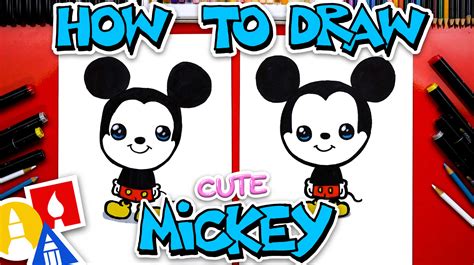 How To Draw Mickey Mouse Cute Cartoon Art For Kids Hub – NBKomputer